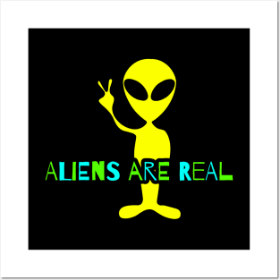 Aliens Are Real Posters and Art